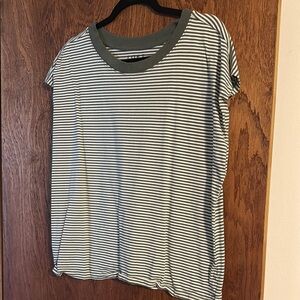 Striped Short Sleeve Top